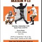 San Francisco Giants Colored Birthday Party Invitation