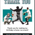 Florida Marlins Colored Baseball Thank You Cards