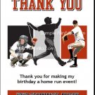 Houston Astros Colored Baseball Thank You Cards