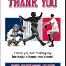 Minnesota Twins Colored Baseball Thank You Cards