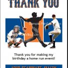 New York Mets Colored Baseball Thank You Cards