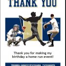San Diego Padres Colored Baseball Thank You Cards