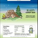 Camping Candy Bar Wrapper