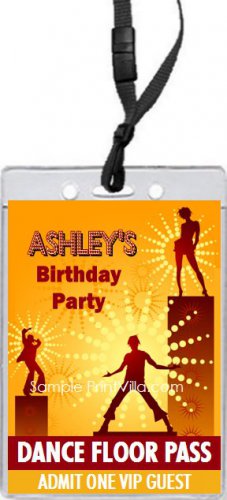 Dancing VIP Pass Invitation