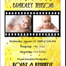 Hollywood Baby Birth or Adoption Announcement