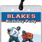 Hockey Players VIP Pass Party Invitations