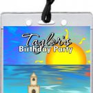 Sandcastle Beach Party VIP Pass Invitations
