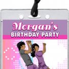 Dancing Teens Pastel VIP Pass Party Invitations