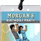 Dancing Teens Blue VIP Pass Party Invitations