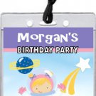 Space Girl VIP Pass Invitations