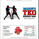 Boxing Candy Bar Wrapper