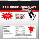 Skateboard Candy Bar Wrapper
