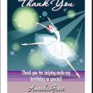 Ballerina Thank You Cards