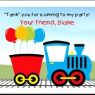 Thomas the Train Inspired Thank You Cards 2