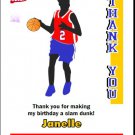 Basketball Girl Thank You Cards