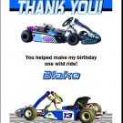 Go Cart Raceway Thank You Cards
