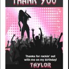 Concert Singer Female Thank You Cards