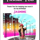 Fly Girl Birthday Thank You Cards