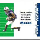 Penn State Nittany Lions Colored Football Field Thank You Cards