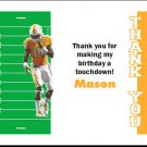 Tennessee Volunteers Colored Football Field Thank You Cards