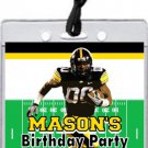 Iowa Hawkeyes Colored Football Field VIP Pass Invitations
