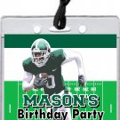 Michigan State Spartans Colored Football Field VIP Pass Invitations