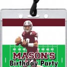 Mississippi State Bulldogs Colored Football Field VIP Pass Invitations
