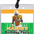 Tennessee Volunteers Colored Football Field VIP Pass Invitations