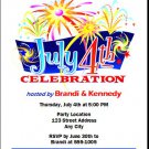 4th of July Celebration Party Invitation