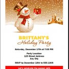 Snowy Night Holiday Party Invitation