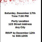 Snowflakes Holiday Party Ticket Invitation
