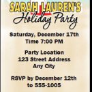Palm Tree Holiday Party Ticket Invitation