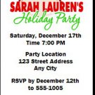 Holiday Cocktail Party Ticket Invitations