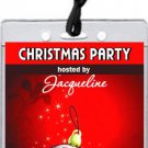 Regal Red Christmas Party VIP Pass Invitations