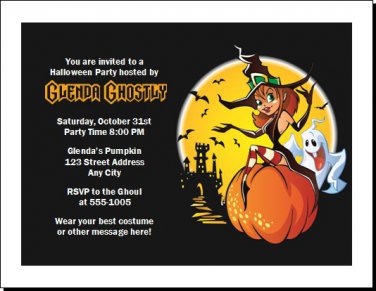 Witch Halloween Invitation