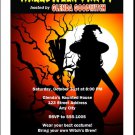 Witch Tree Halloween Party Invitation