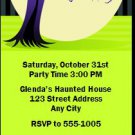 The Good Witch Halloween Party Ticket Invitation