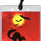 Black Cat Halloween VIP Pass Invitation