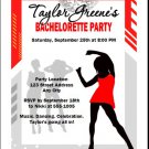Dancing Bachelorette Party Invitations