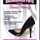 Black Stiletto Bachelorette Party Invitation