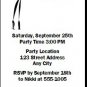 Pink Green Hat Party Ticket Invitation