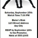 Boxing Birthday Party Ticket Invitation