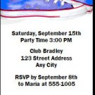 All Star Shoes Party Ticket Invitation