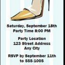Stiletto Party Ticket Invitation