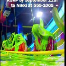 Get Slimed Birthday Party Ticket Invitations