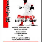 Baseball Birthday Party Invitation
