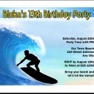 Surfer Birthday Party Invitation
