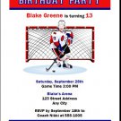 Hockey Goalie Birthday Party Invitation