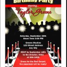 Red Carpet Paparazzi Birthday Party Invitations