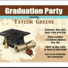 Cap & Diploma Vintage Graduation Party Invitations